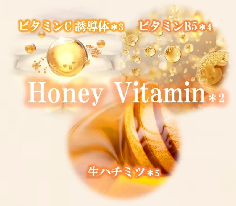 独自成分ハニービタミンのイメージ