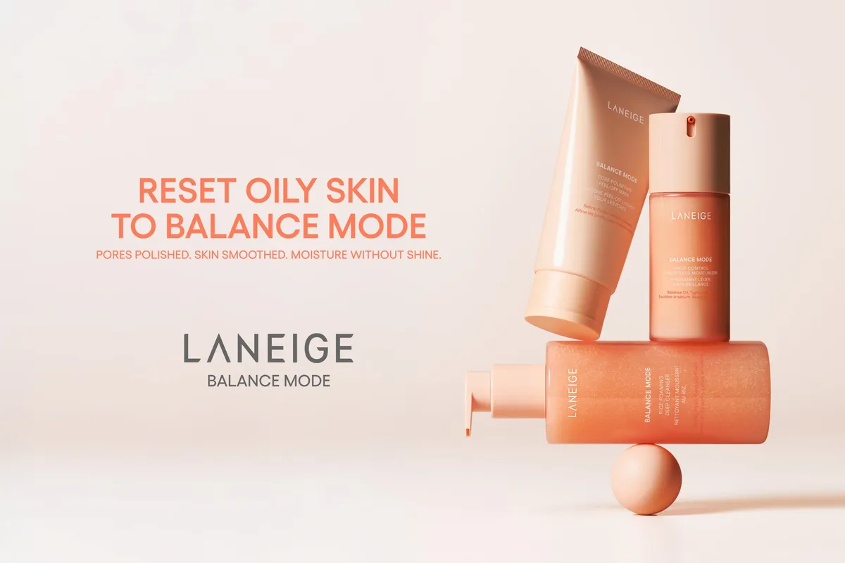 柔らかなオレンジのパッケージが美しいLANEIGE「バランスモード」シリーズ
