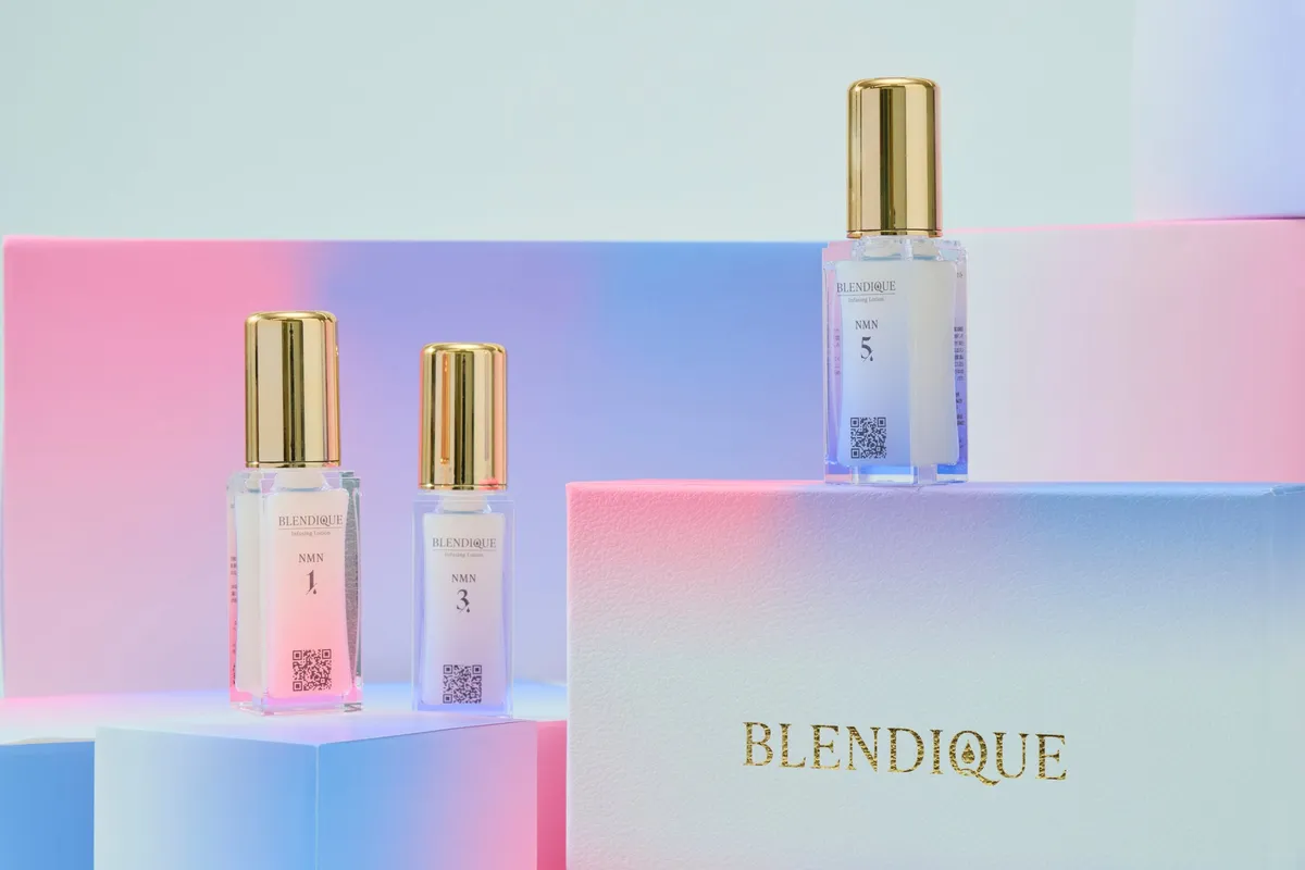 BLENDIQUEのスターターセット。パステルカラーの美しいパッケージが目を引きます。