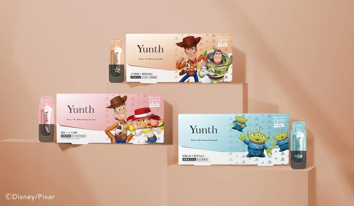 Yunth×トイ・ストーリー限定パッケージ3種集合