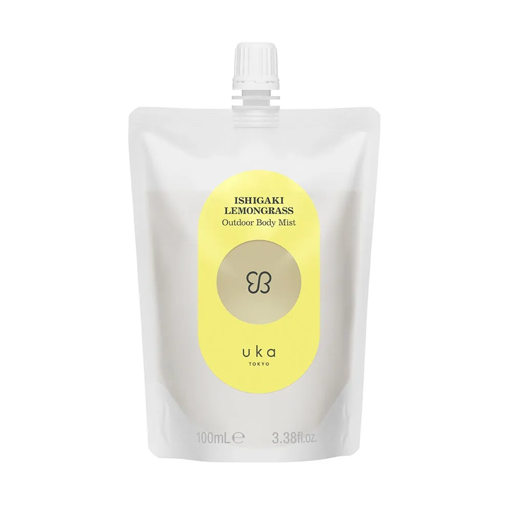 uka Outdoor Body Mist 100mLのパウチ容器