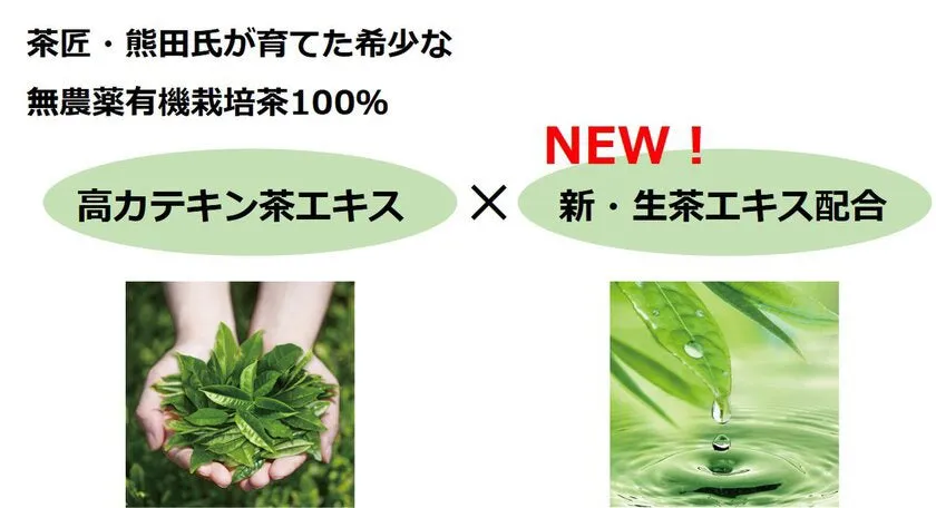 厳選された無農薬有機栽培の茶葉イメージ