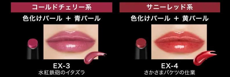 ツヤバースEX-3とEX-4の仕上がりイメージ