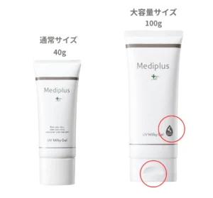親子でたっぷり使える！メディプラスUVミルキーゲルに待望の大容量100gが登場。ノンケミカルでSPF50+を叶える最強UV