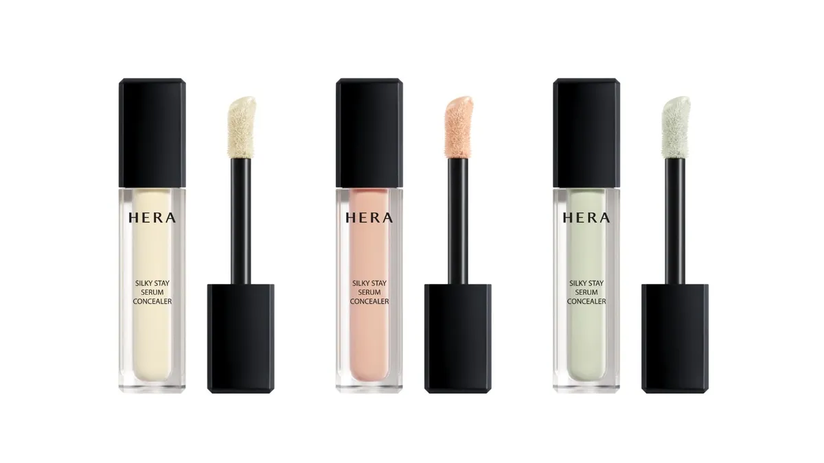 HERA セラムコンシーラーのボトルとチップ