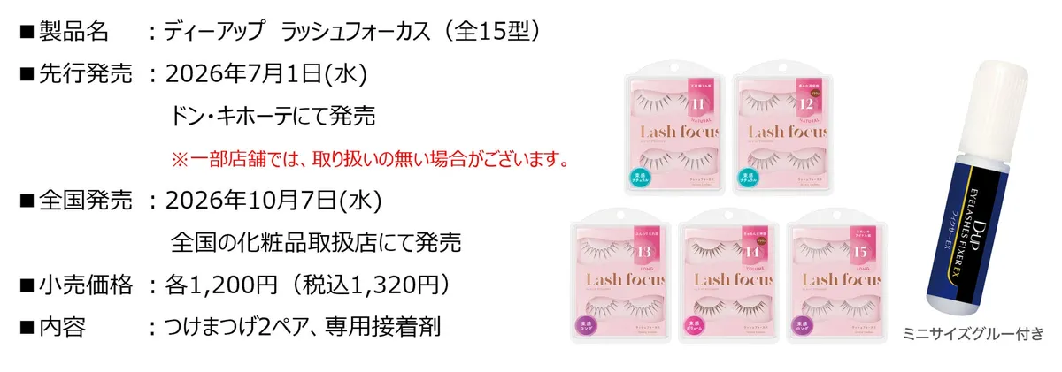 新作ラインナップと付属のミニグルー