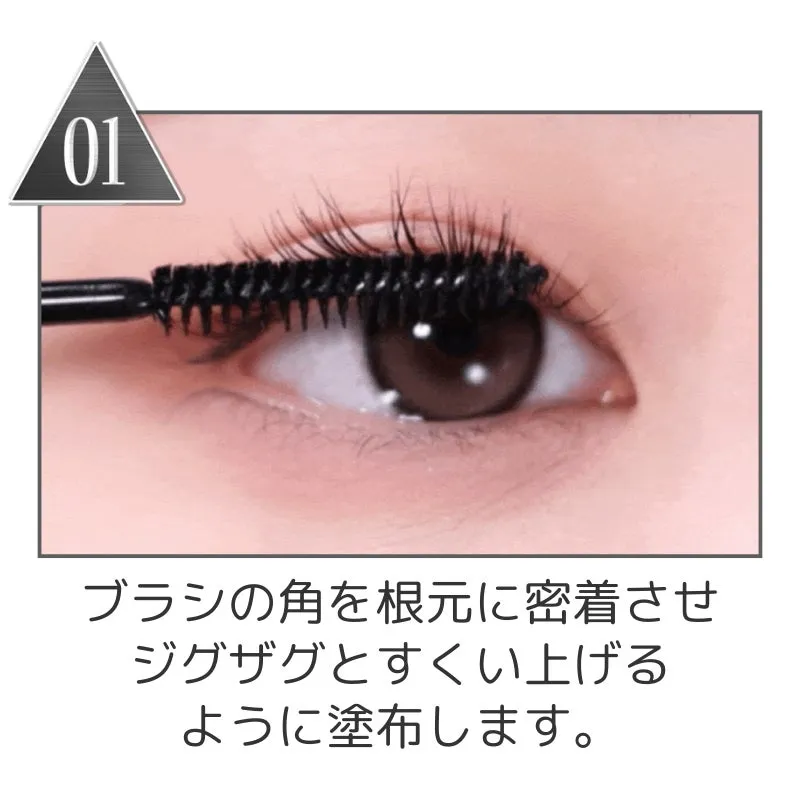 ブラシをジグザグに動かす塗り方