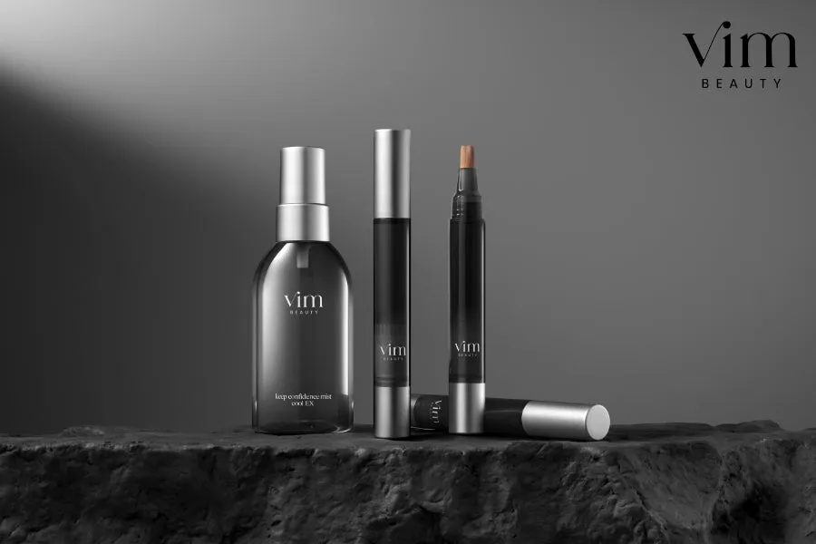 vim BEAUTY 2026夏限定コレクションの集合写真。スタイリッシュなシルバーとブラックのパッケージが目を引きます。