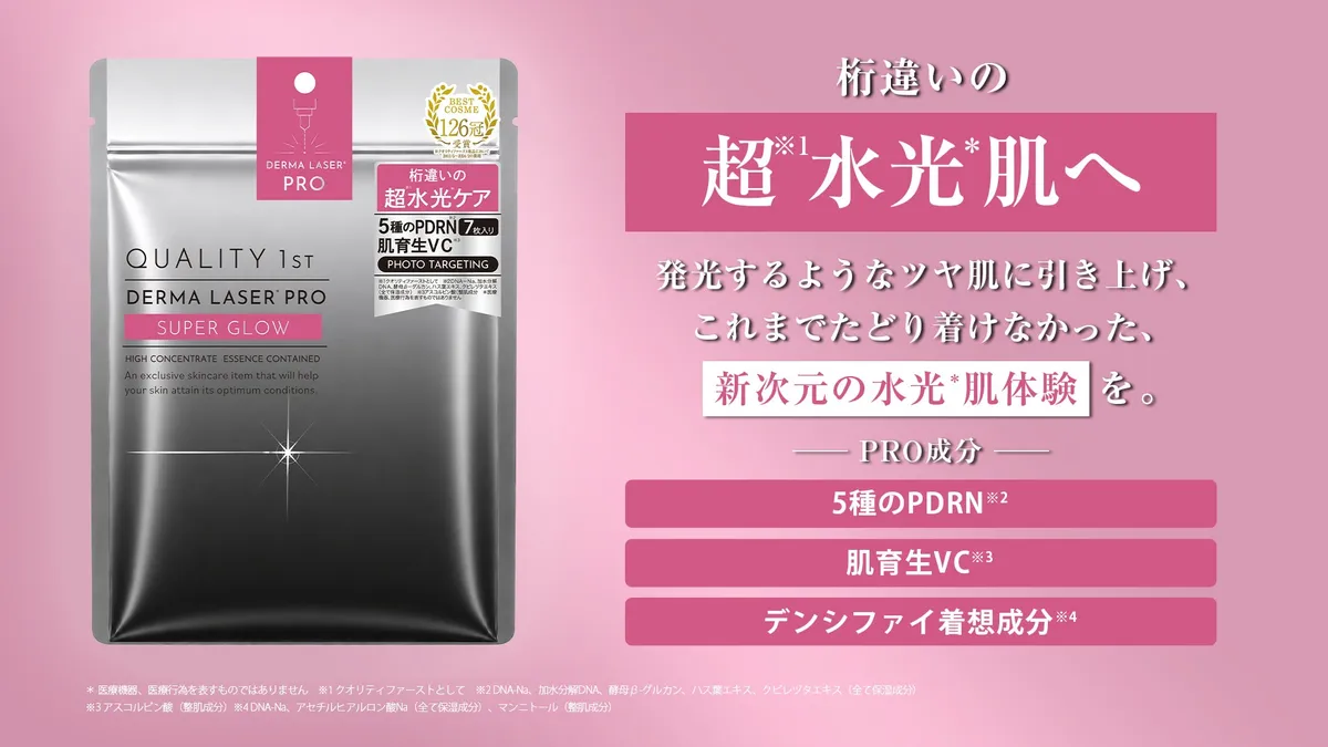 ダーマレーザーPRO SUPER GLOWのパッケージ