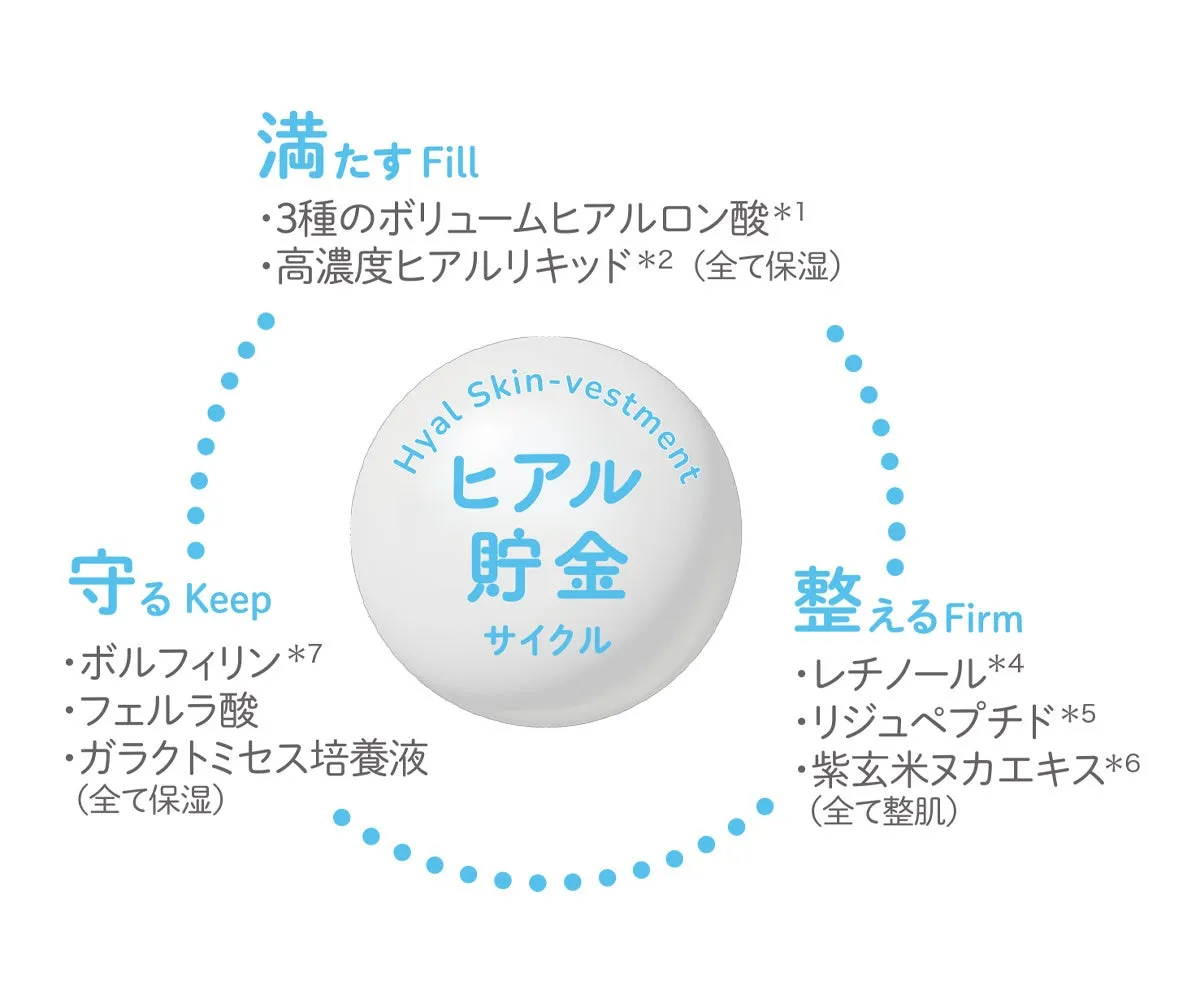 ヒアル貯金サイクルの図解