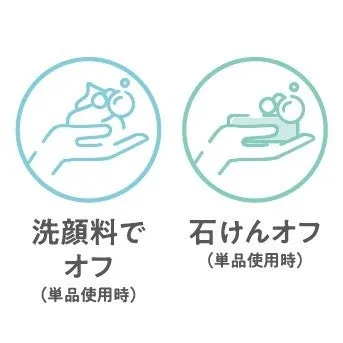 石けんオフ・洗顔料オフのアイコン