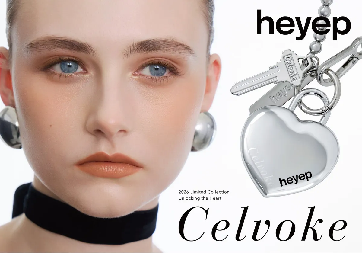 Celvoke×heyep 2026ホリデーコレクションのメインビジュアル